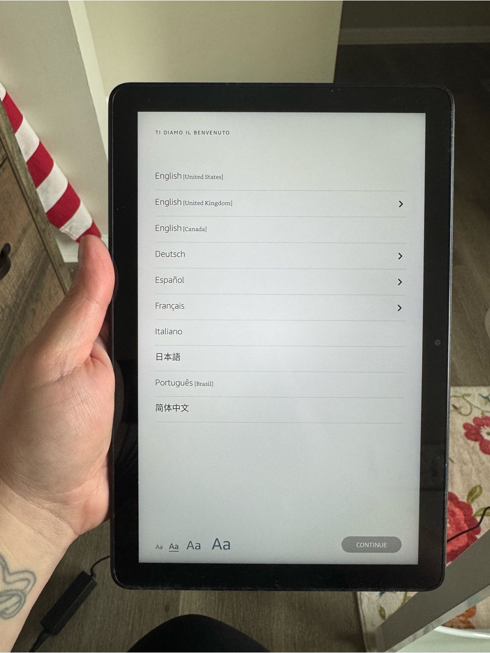 Black Tablet with Touchscreen - Amazon Fire 10
